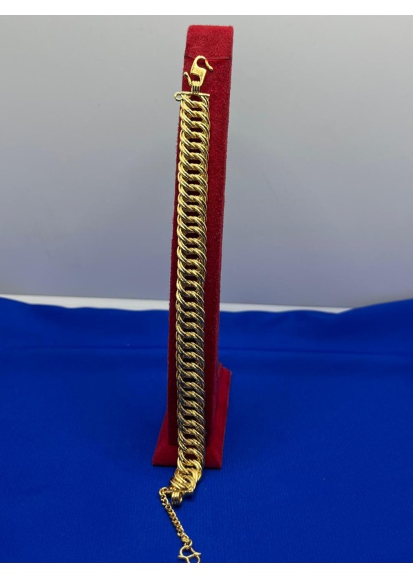 Altın Burgulu – Klasik Çelik Bileklik