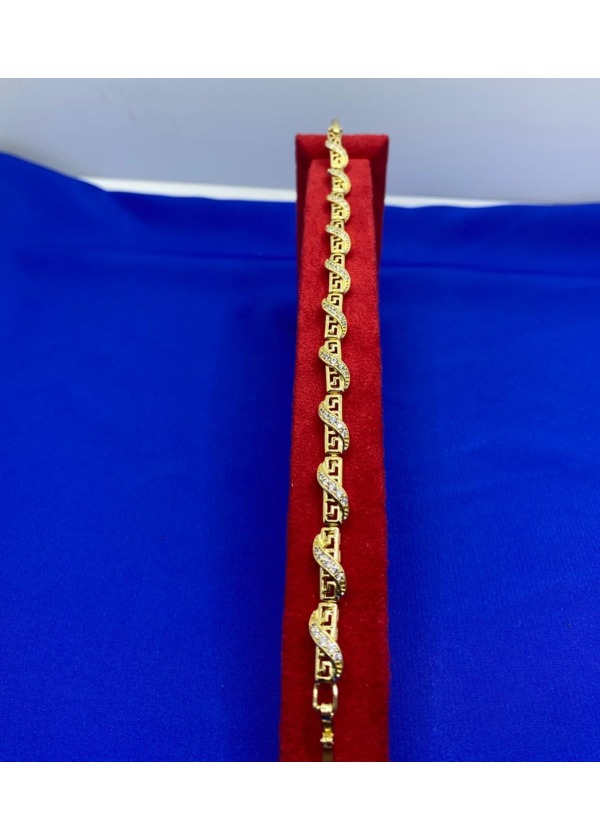 Infinity Shine Gold Çelik Bileklik