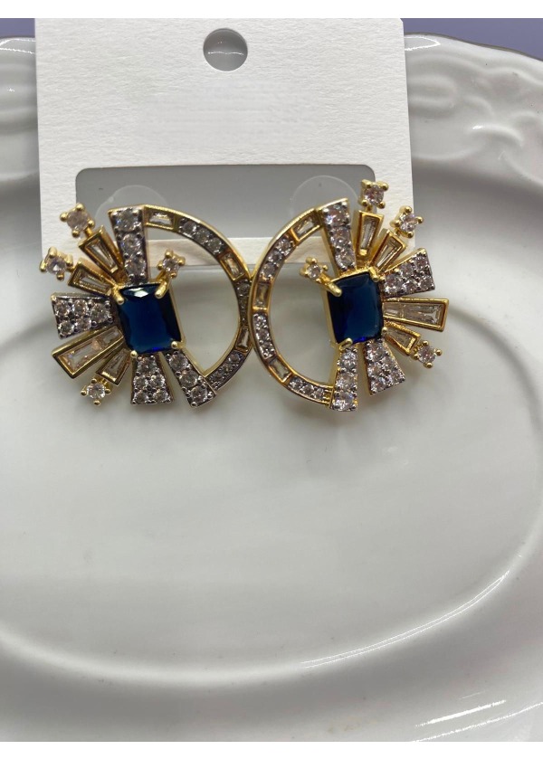 Midnight Shine Gold Küpe