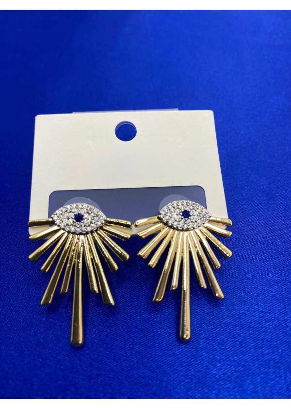  Göz Işıltısı Gold Küpe