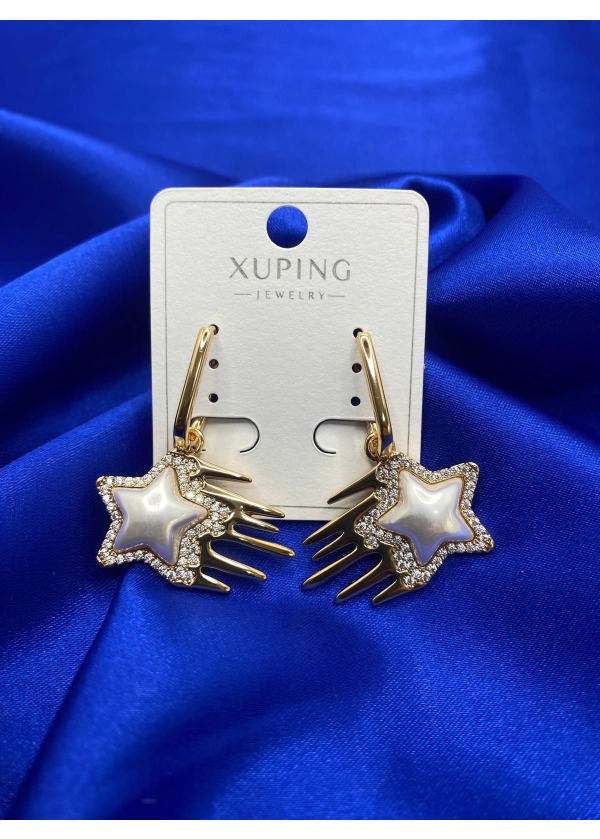 Stardust Bakır Yıldız Küpe